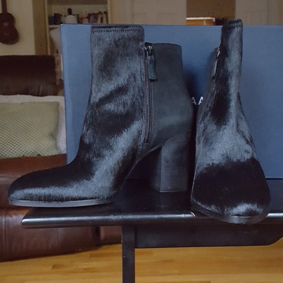 Cole Haan Shoes - NEW Cole Haan Size 8.5 Suede Fur Zandra Booties